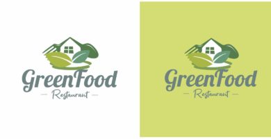 Green Food Logo
