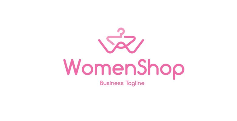 Women Fashion Shop Letter W Logo