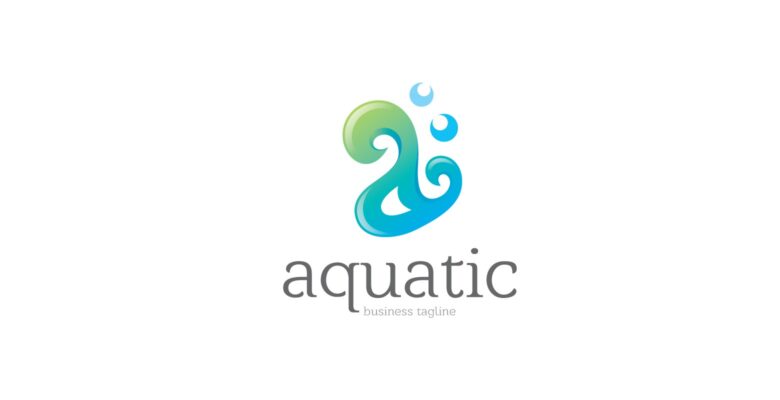 Aquatic – Letter A Logo Template