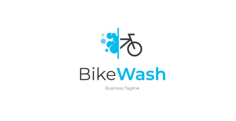 Bike Wash Logo Template