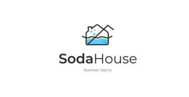Soda House Logo Template