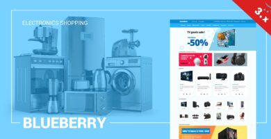 Blueberry OpenCart 3 Responsive Theme