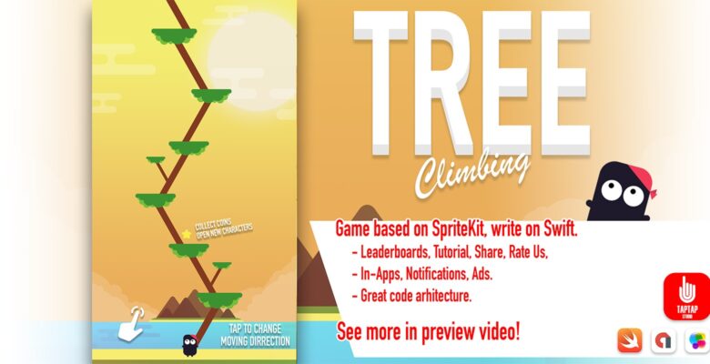 Tree Climbing – iOS Source Code