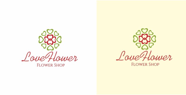 Love Flower Logo