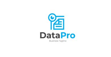 File And Data Protect Logo Template