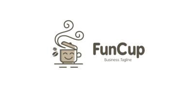 Fun Coffee Logo Template
