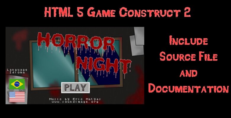 Horror Night – Game Template Construct 2