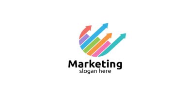 Marketing Financial Advisor Logo Design Template