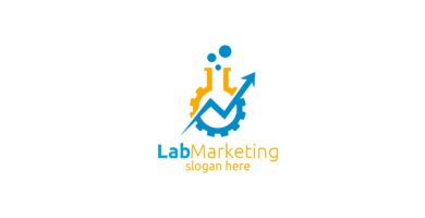 Lab Marketing Financial Advisor Logo Design