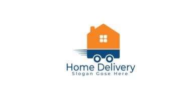 Home Delivery Logo Design.
