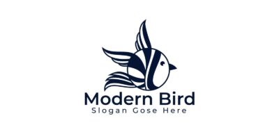 Modern Bird Logo Design