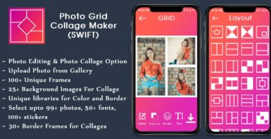 Collage Maker For iOS – Photo Editor Source Code