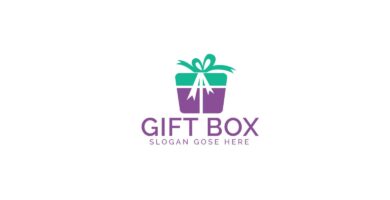 Gift Box Logo Design