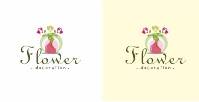 Flower Decoration Logo
