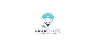 Parachute Logo Design