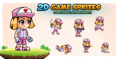 Ailyn 2D Game Character Sprites