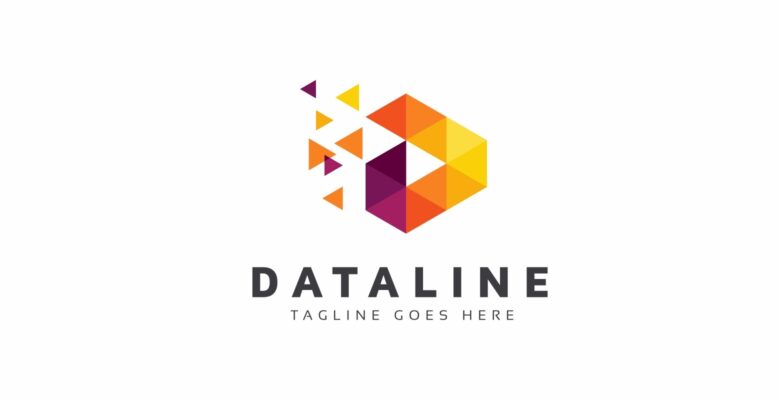Dataline D Letter Logo