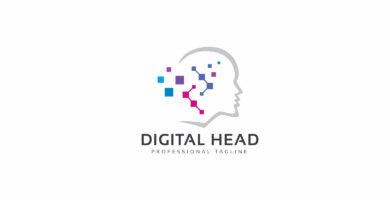 Digital Head Logo