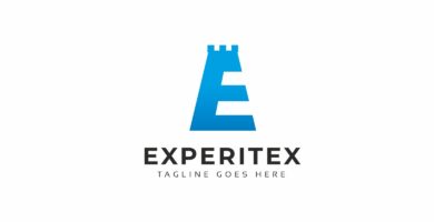 Experitex E Letter Logo