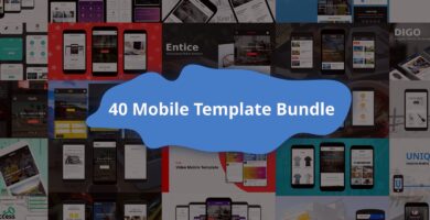 40 Mobile Templates Bundle