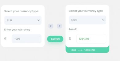 Currencly – Flat Responsive Currency jQuery Plugin