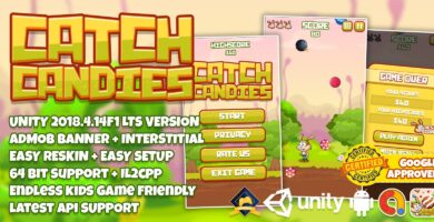 Catch Candies – Full Unity Project With Admob