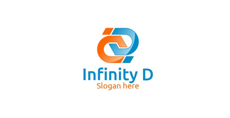 Infinity Letter D for Digital Marketing Logo