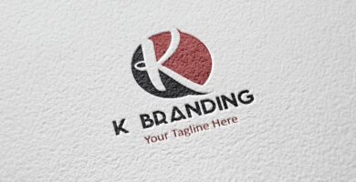 K letter Circle logo
