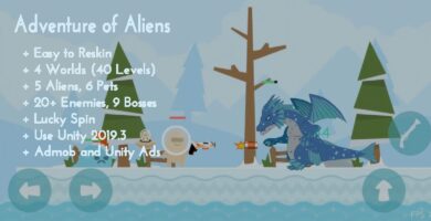 Adventure of Aliens – Unity Game Template