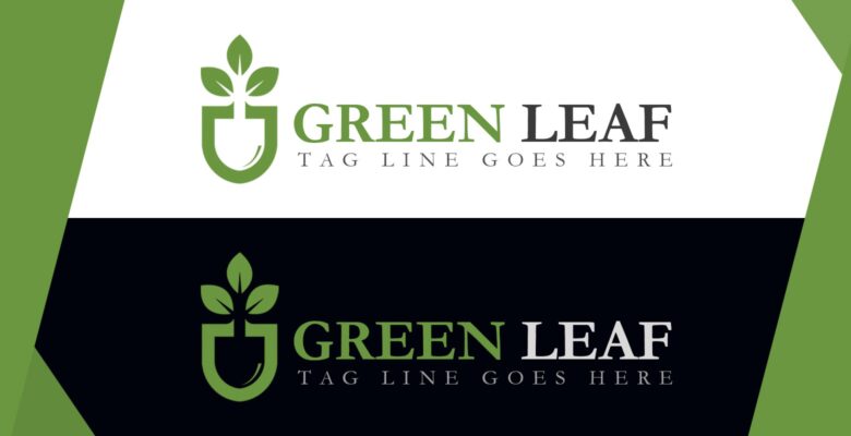 Green Leaf Logo Template