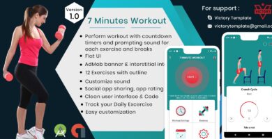7 Minutes Workout With Admob – Android Template