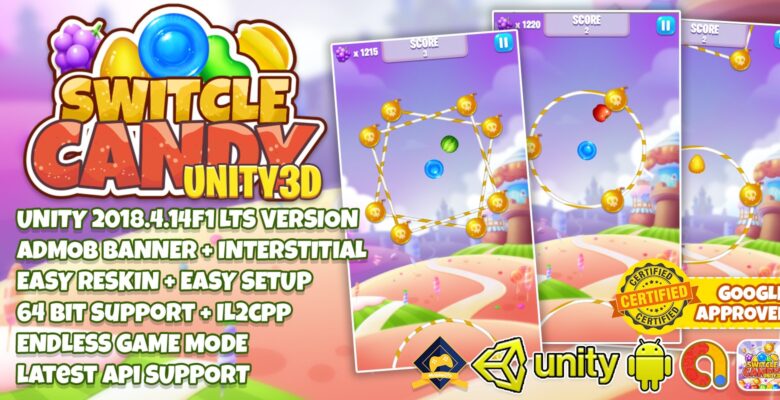 Switch Candy – Complete Unity3D Project