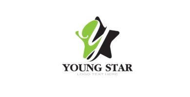 Y Letter Logo In Star