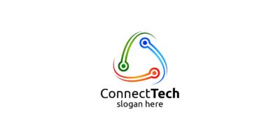 Technology Logo And Electronic