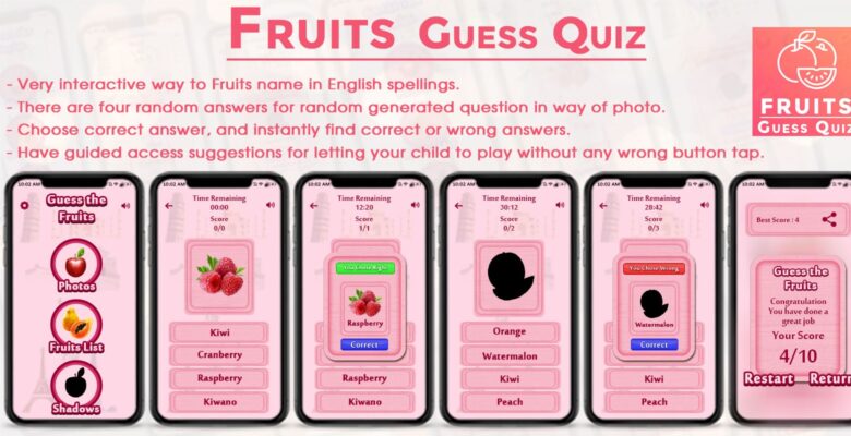 Fruits Quiz Guess iOS SWIFT