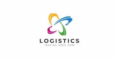 Logistics Arrows Logo