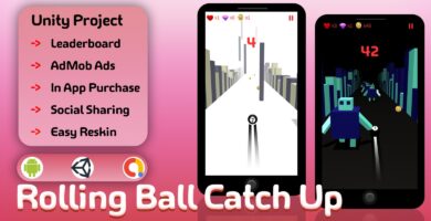 Rolling Ball Catch Up – Unity Source Code