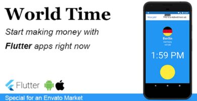 World Time – Flutter Mobile Application