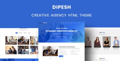 Dipesh – Creative Agency HTML Template
