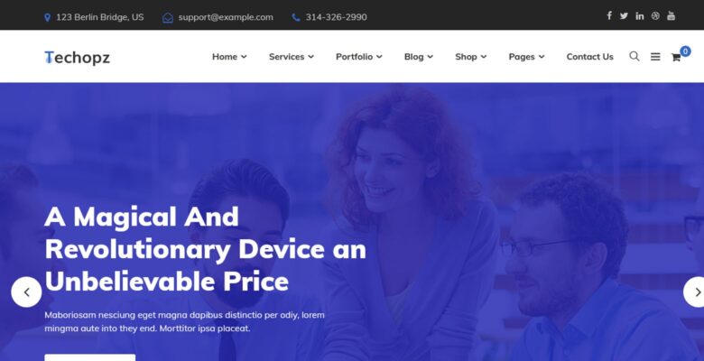 Techopz – Multipurpose Business WordPress Theme