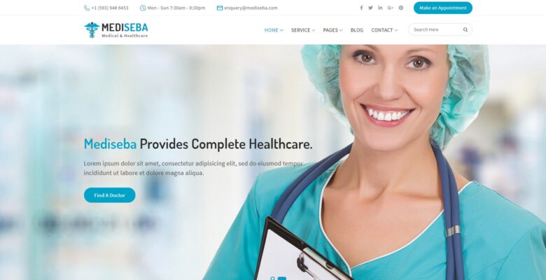 Mediseba – Medical And Healthcare WordPress Theme
