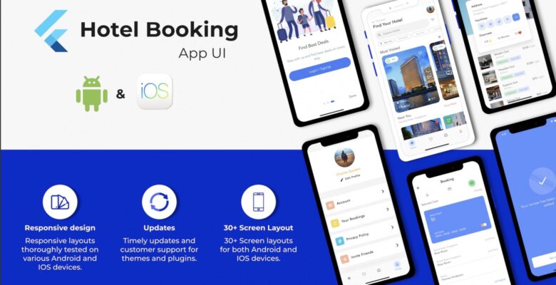 Hotel Booking Travel App UI Template With Flutter