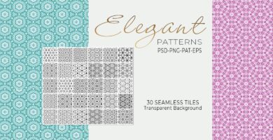 30 Elegant Seamless Tileable Patterns
