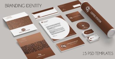 Branding Identity – 15 PSD Templates