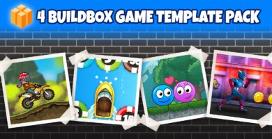 4 Buildbox Game Template Pack