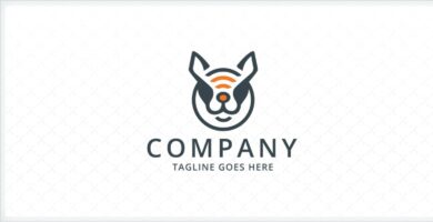 Canine – Dog Head Logo Template
