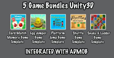 5 Games Bundle – Unity Source Code
