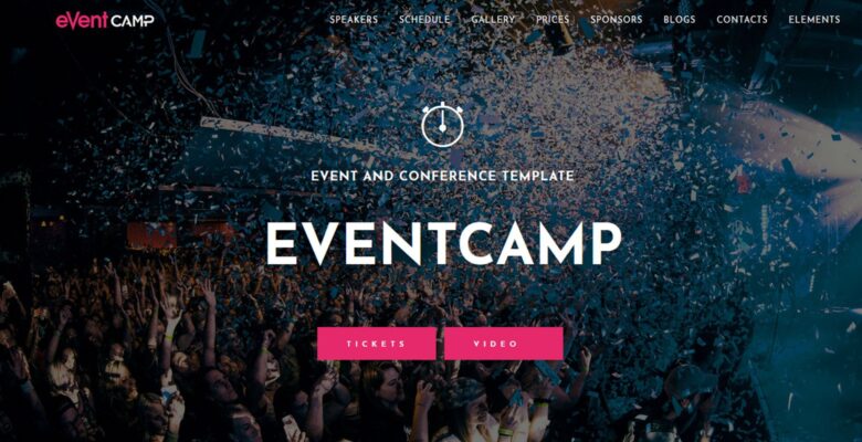 EventCamp – Event HTML Template