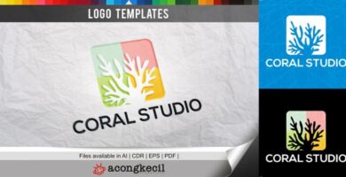 Coral Studio – Logo Template