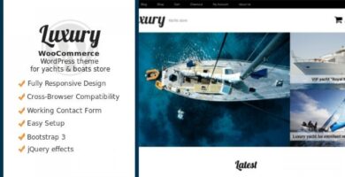 Luxury – WooCommerce  WordPress Theme